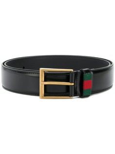 Gucci ремень с полоской Web