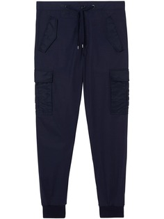 Burberry зауженные брюки карго