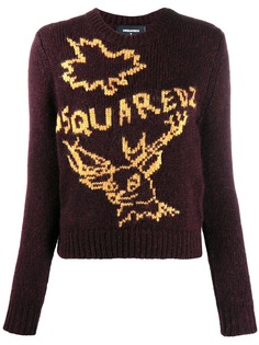 Dsquared2 трикотажный джемпер с логотипом