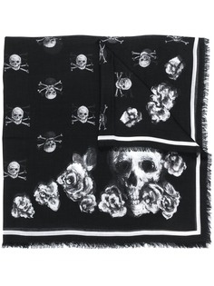Alexander McQueen платок с принтом