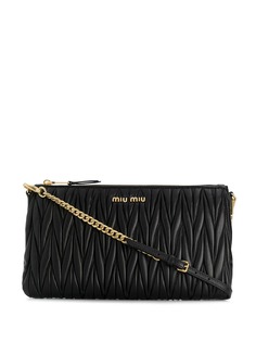 Miu Miu фактурная сумка на плечо