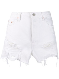 Grlfrnd джинсовые шорты с эффектом потертости