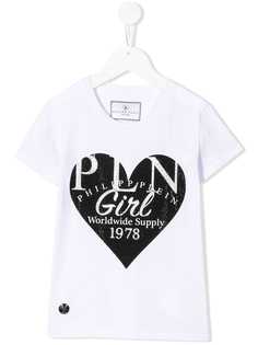 Philipp Plein Junior декорированная футболка