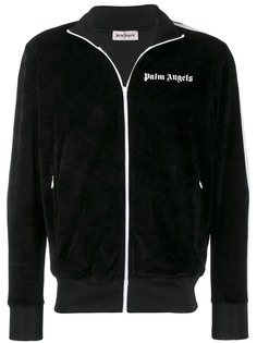 Palm Angels куртка на молнии с логотипом