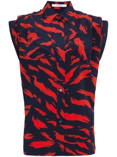 Givenchy рубашка с тигровым принтом