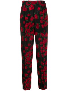 Yves Saint Laurent Pre-Owned брюки 1980-х годов с принтом