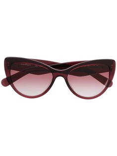 Salvatore Ferragamo Eyewear солнцезащитные очки в оправе кошачий глаз