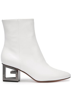 Givenchy ботильоны на каблуке в форме логотипа