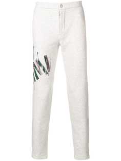 Mr & Mrs Italy graffiti-print slim-fit trousers