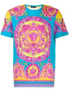 Versace рубашка с принтом Barocco