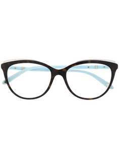 Tiffany & Co Eyewear очки с эффектом черепашьего панциря