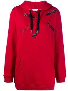 Red Valentino худи с аппликацией