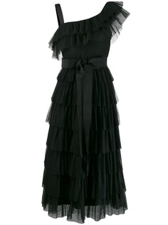 RED Valentino многослойное платье с оборками