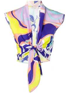 Emilio Pucci топ Mirabilis с принтом
