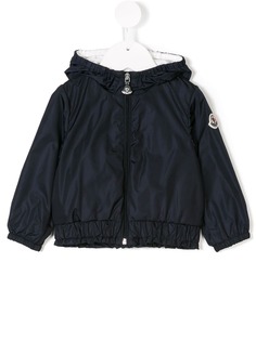 Moncler Kids hooded zipped jacket