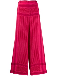 Cecilie Copenhagen брюки широкого кроя с принтом