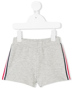 Moncler Kids эластичные шорты с полосками по бокам