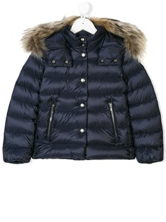 Moncler Kids пуховик с капюшоном