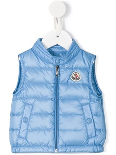 Moncler Kids дутый стеганый жилет