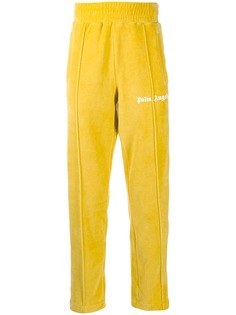 Palm Angels бархатные спортивные брюки