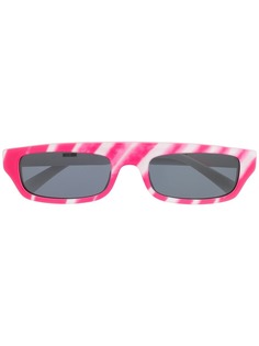 Moschino Eyewear солнцезащитные очки в оправе с принтом
