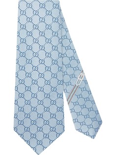 Gucci галстук с узором GG