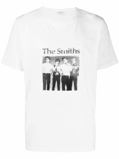 Saint Laurent футболка с принтом The Smiths