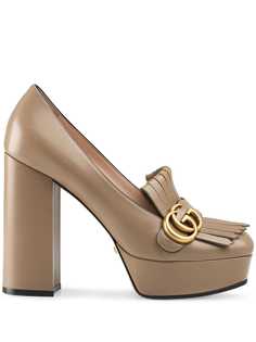 Gucci туфли-лодочки на платформе