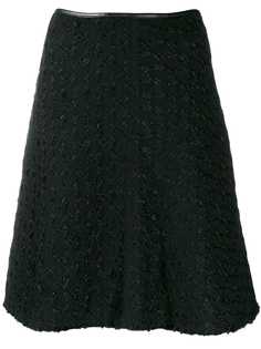Prada Pre-Owned жаккардовая юбка А-силуэта 1990-х годов в клетку