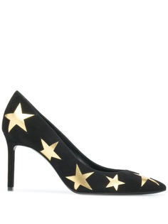 Saint Laurent туфли-лодочки Anja с принтом