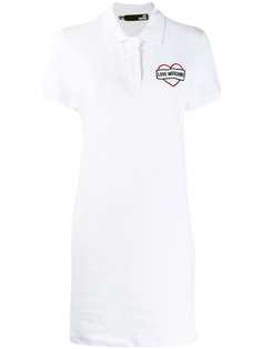 Love Moschino платье-поло с логотипом