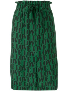 Calvin Klein юбка с принтом Love