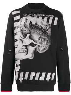 Philipp Plein толстовка с принтом Skull