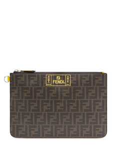 Fendi клатч с узором FF