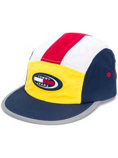 Tommy Jeans кепка в стиле колор-блок с логотипом