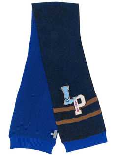 Lanvin шарф с нашивкой-логотипом