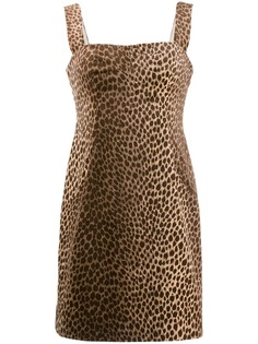Dolce & Gabbana Pre-Owned платье 1990-х годов с леопардовым принтом
