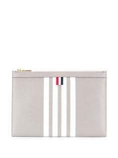 Thom Browne клатч с полосками 4-Bar