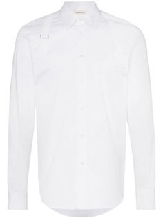 Alexander McQueen рубашка со вставками