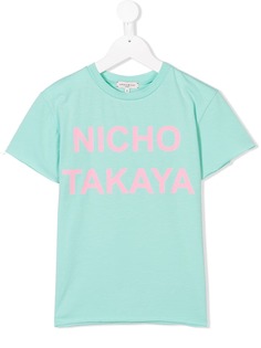 Natasha Zinko Kids футболка с принтом Nicho Takaya