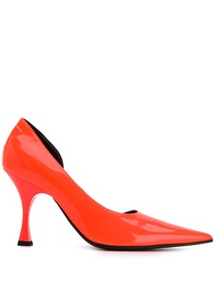 Mm6 Maison Margiela туфли-лодочки с вырезными деталями