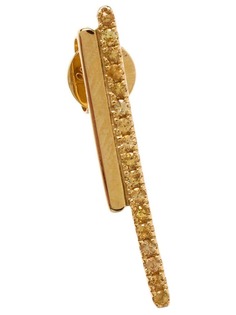 Asherali Knopfer sapphire bar earring