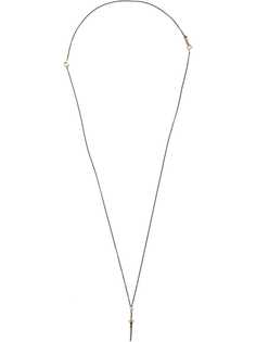 Ugo Cacciatori sword slim chain necklace