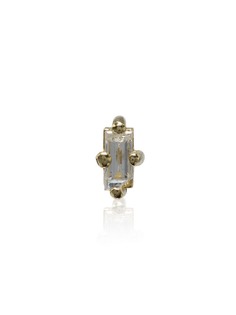 Lizzie Mandler Fine Jewelry серьга-гвоздик из желтого золота с бриллиантом