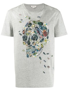 Alexander McQueen футболка с принтом Skull