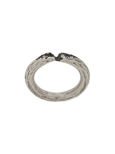 Tobias Wistisen distressed crystal ring