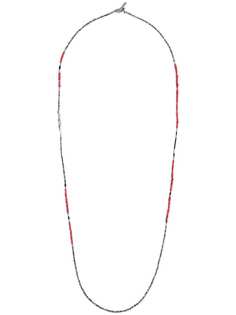 M. Cohen колье с бусинами и оксидированной отделкой