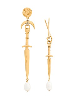 Givenchy асимметричные серьги