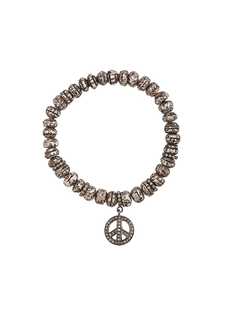 Loree Rodkin peace charm bracelet
