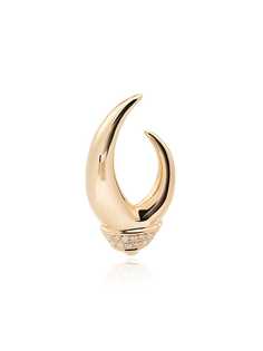Yvonne Léon 18k yellow gold Bo Pince De Grabe diamond earring